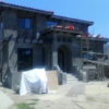 3500 sq. ft. west L.A. property (new construction) with mediterranian/spanish syle design motif with stucco scratch coat. 